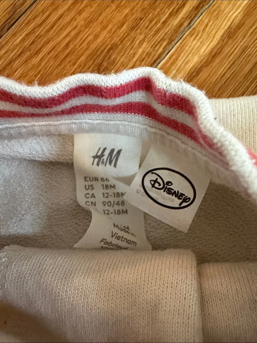 H&M Mickey “Varsity” Jacket